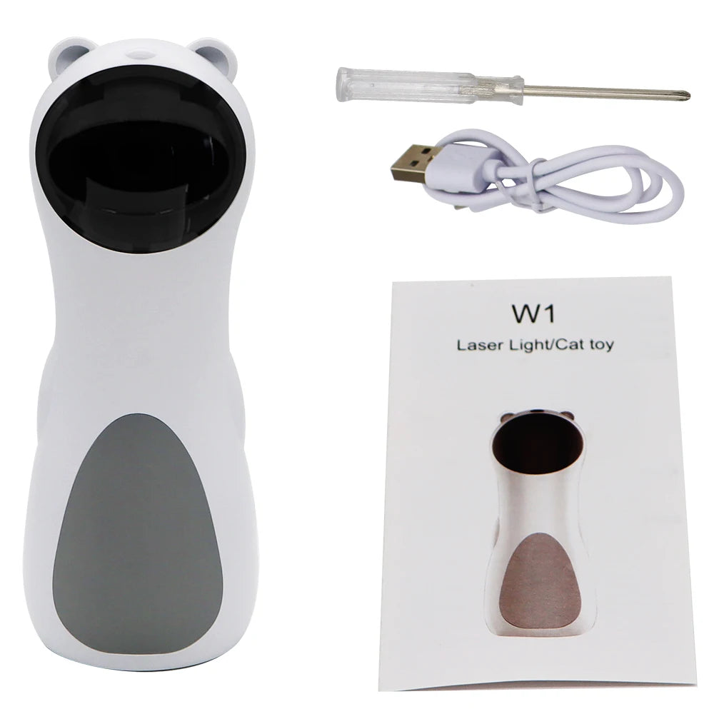 360° Automatic Laser Cat Toy | Interactive LED Rotating | USB Rechargeable