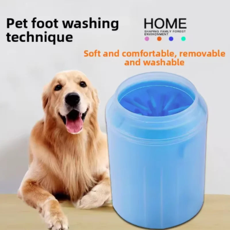 Portable Dog Paw Cleaner Cup | Soft Silicone | Quick Clean After Walks