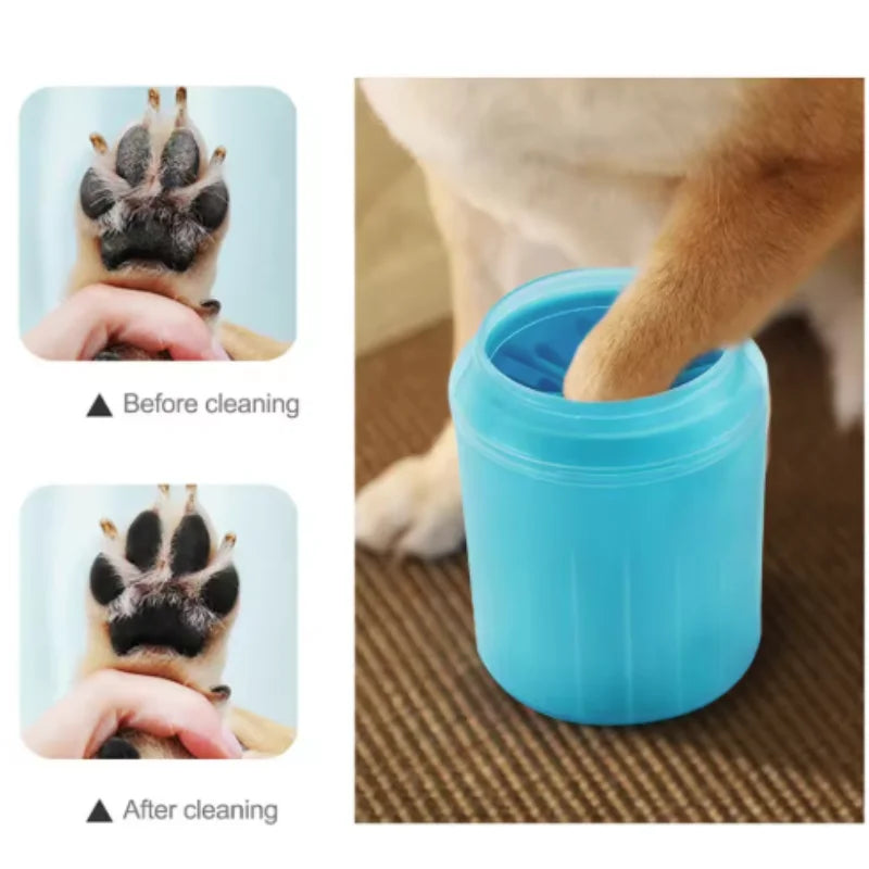 Portable Dog Paw Cleaner Cup | Soft Silicone | Quick Clean After Walks